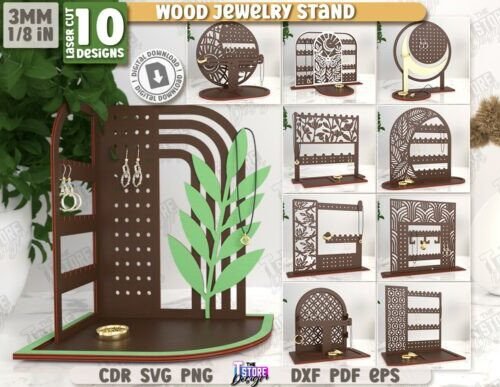 Exhibidor De Joyas Creativo Digital